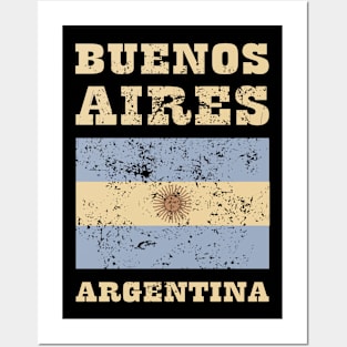 Flag of Argentina Posters and Art